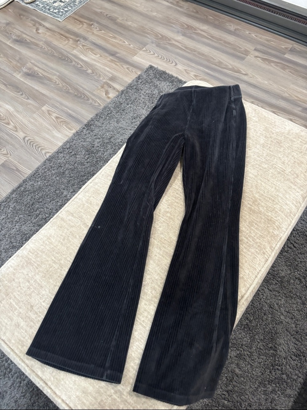 Old Navy Black Corduroy Flare Pants